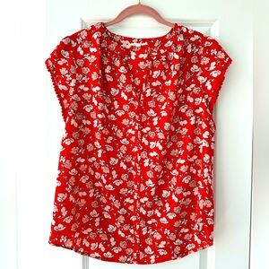 Cap sleeve Spring Blouse